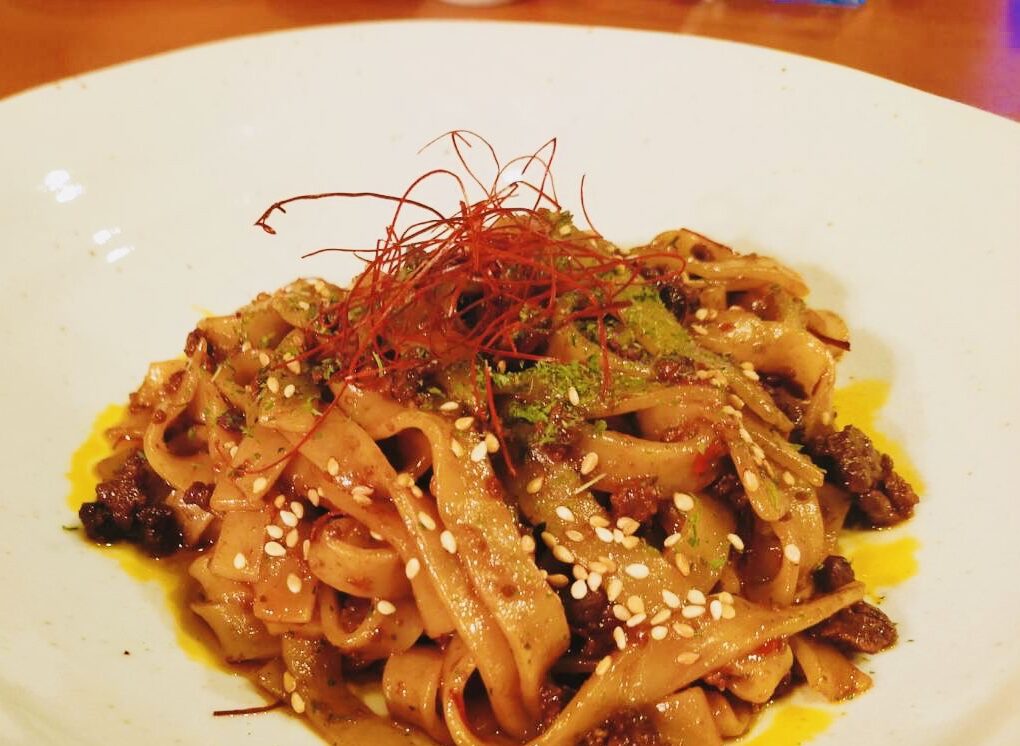 汁なし坦々麺