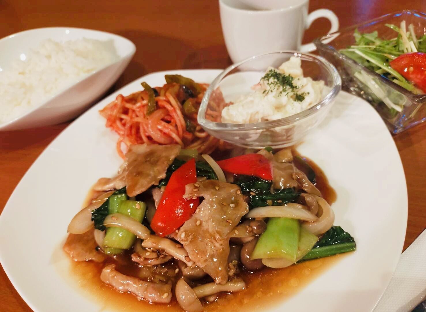 豚肉と野菜のBBQ炒め